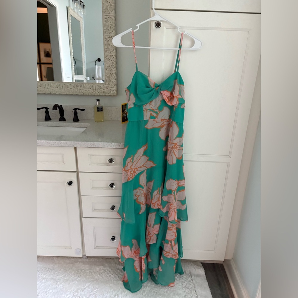 Hutch Teal and Pink Dress